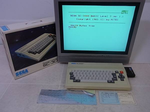 SEGA SC-3000H ホワイト本体 セガ 箱付/A2494/1(マークIII)｜売買され 