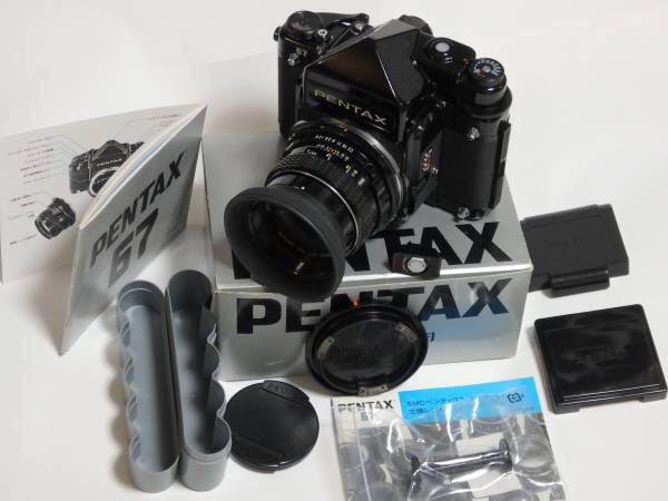 Pentax ペンタックス 67 ボディ& SMC 90mm F2.8 付属品多数 美品