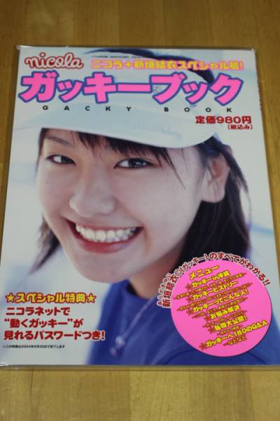 ガッキーブック GACKY BOOK 新垣結衣（未開封品） nicola☆新垣結衣/ガッキーブック☆レア(新垣結衣)｜売買された