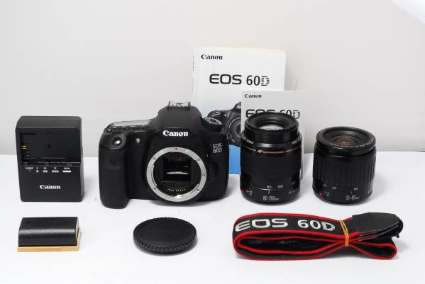 ☆完動品☆Canon キヤノン EOS 60D ダブルレンズセット