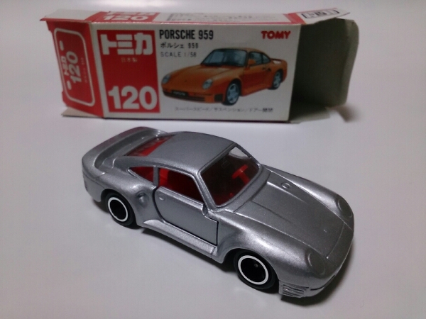 トミカ 0 ポルシェ No.120 no.120 日本製 TOMY ケンボックス シルバー