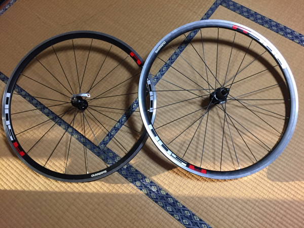 100円～ シマノ R500 中古 ホイールセット 8 9 10速用 シマノR500中古