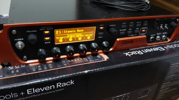 Eleven Rack アンプシミュレーター　オーディオインターフェイス