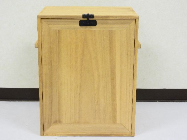 194/▲旅箪笥 木製 漆芸 茶棚 茶道具 短冊箱
