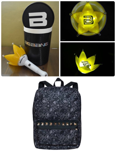 BIGBANG 公式ペンライト&ローソンくじ スタッズデイバッグ 新品