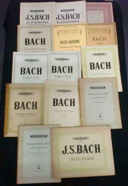 o) ピアノ楽譜 バッハ 26冊セット[26]o0185