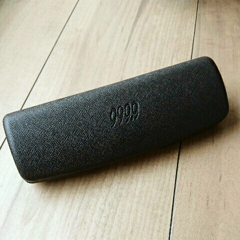 新品 999，9 フォーナインズ メガネケース こげ茶 ブラウン