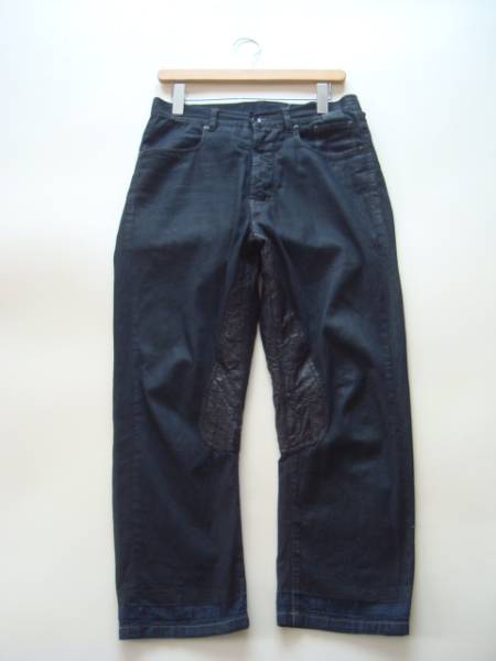 DRKSHDW リックオウエンス レザー切り替えデニムパンツ size30 Rick