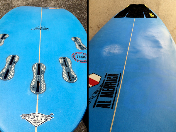 XTR】AL MERRICK_アルメリック_FRED RUBBLE_5'7 Surfboard Channel