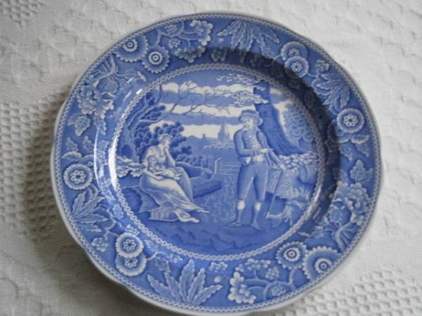 新品未使用◆SPODE スポード ブルールーム プレート 皿 英国製①