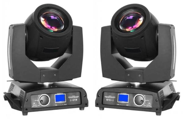 新品4台OSRAM7R230Wムービング舞台照明16プリズム/黒2ケース付