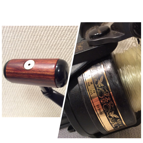 ダイワ EX-9000 CARBO Daiwa POWER スピニングリール SPORT リール