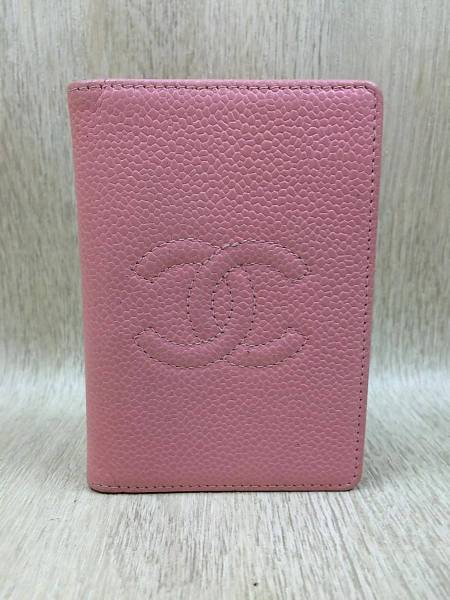 CHANEL◆カードケース/PNK/中古