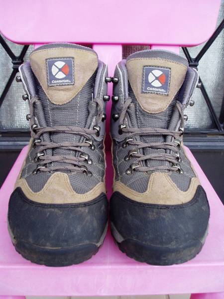 キャラバン☆トレッキングシューズ27.5cm☆3Eゴアテックス防水