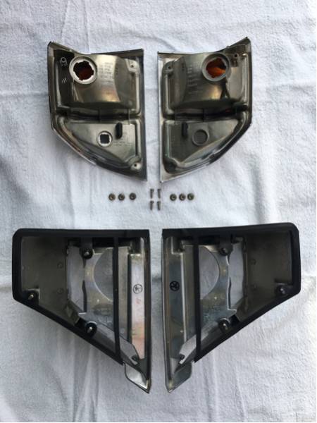 ランクル70トヨタ純正フロントウィンカー左右セットHZJ76/74/71 美品