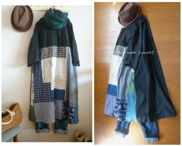 ③ハンドメイド２Ｌ~３Ｌドルマン・パッチ切り替えゆったりＯＰ