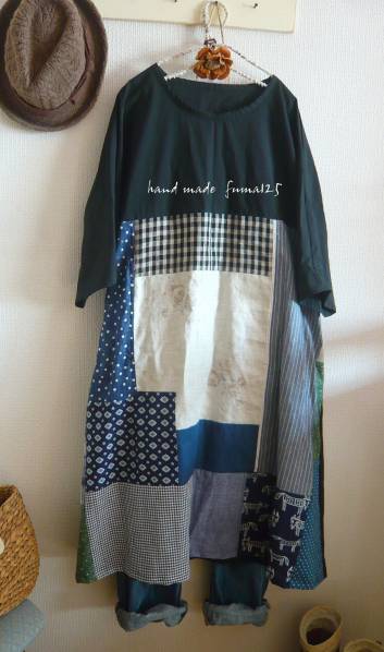 ③ハンドメイド２Ｌ~３Ｌドルマン・パッチ切り替えゆったりＯＰ