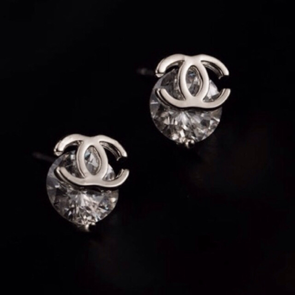 ロゴ ジルコニア ピアス シルバー 即決！