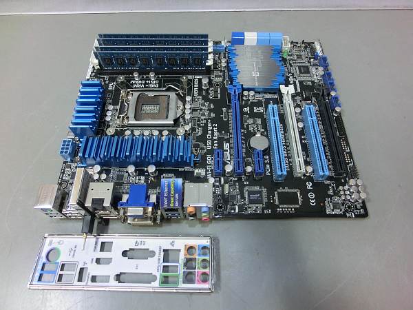 47097. ASUS P8Z77-V LGA1155 / DDR3 4GB x4 セット 中古品