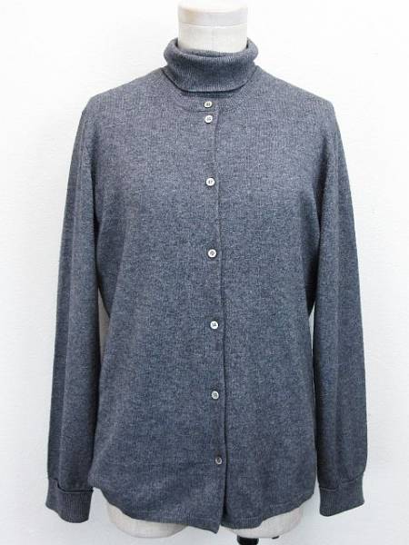 JOUVENCELLE アンサンブル ニット シルク カシミア グレー M