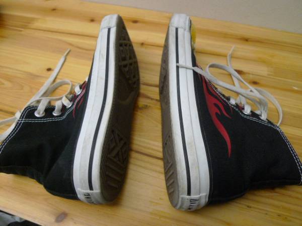 コンバース ファイヤーパターン オールスター HI ８ 黒