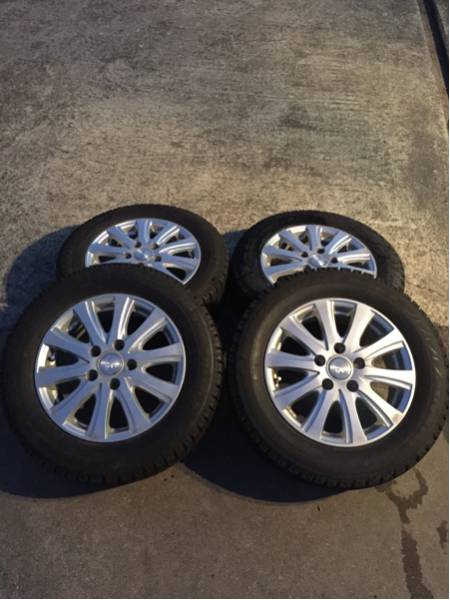 43 BRIDGESTONE 195/65R15 ワーゲン スタッドレス ブリザック 195⁄65R15 スタッドレスタイヤ 195／65r15（インセット（mm