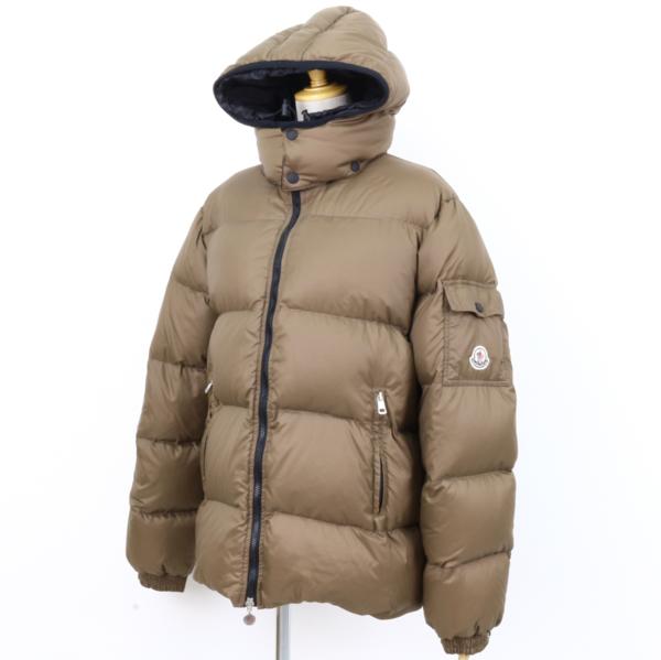 t300 国内正規品 モンクレール バジーレ2 メンズ ダウン 茶色