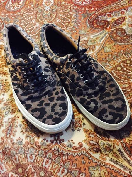 バンズ VANS アナハイム VANSオーセンティックレオパード 美品 日本未 