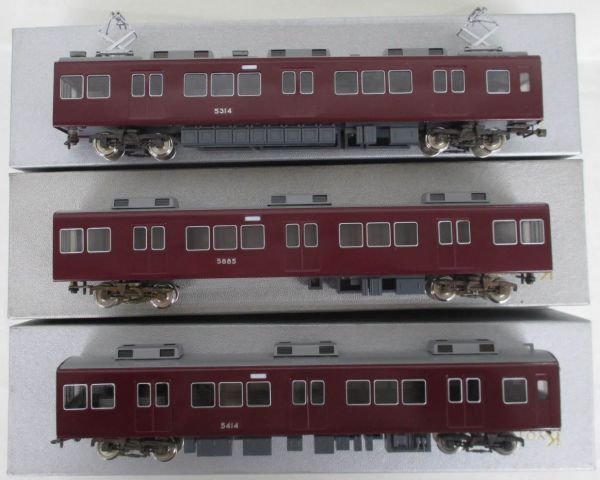 京都模型】阪急5300系 先頭(M)+中間+先頭 3両 私鉄電車 おもちゃ
