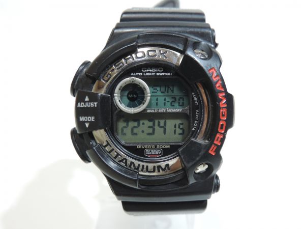 カシオ　G-SHOCK　FROGMAN　チタン　DW-9900　344D☆