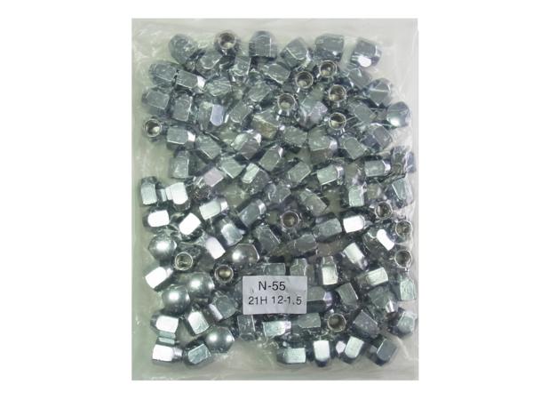 TIPTOP ショートナット N-55 M12×P1.5-21HEX-23mm 100個入 □