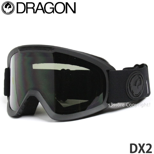 交渉可 17 DRAGON DX2 Murdered Dark Smoke ドラゴン ゴーグル