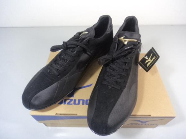 D31 野球スパイクシューズ ミズノ GEハイスト 27.5cm/黒 未使用