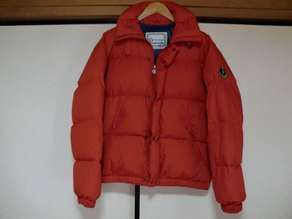 ski wear MONCLER ダウンジャケット asics アシックス 赤 MONCLER