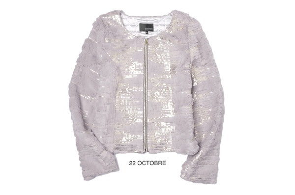 美品★22オクトーブル★お洒落！デザインジャケットW701