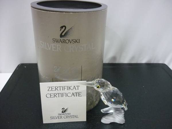 #13354 SWAROVSKI/スワロフスキー クリスタル置物 カワセミ
