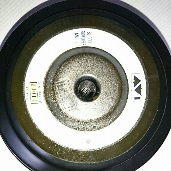AVI AVI SL500 SUBWOOFER 2個 中古 ウーハー スピーカー SL500 25cm