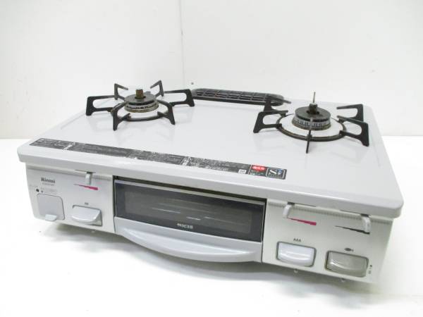 リンナイ ガステーブル コンロ RT61GH-R 都市ガス用 12年製□