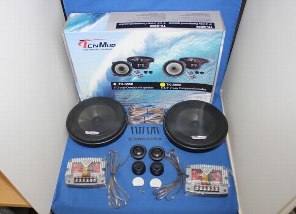 ★CQ★300w 6.5インチ 2wayコンポーネントスピーカー TK-S668