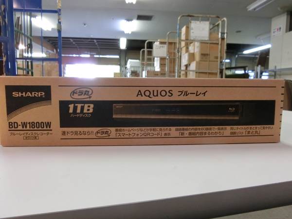 KO062d【シャープ】AQUOS ブルーレイ BD-W1800W 未開封