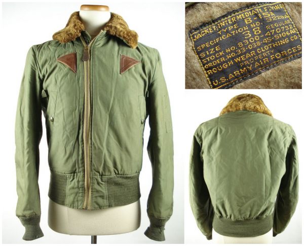 米軍実物○40s Vintage USAF B-15A フライトジャケット 38 Vintage 40s