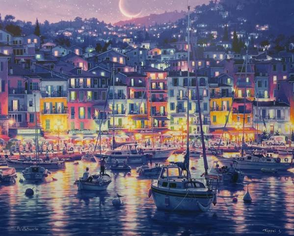 ☆笹倉鉄平「ヴィルフラシュ」 ポスター額付201709