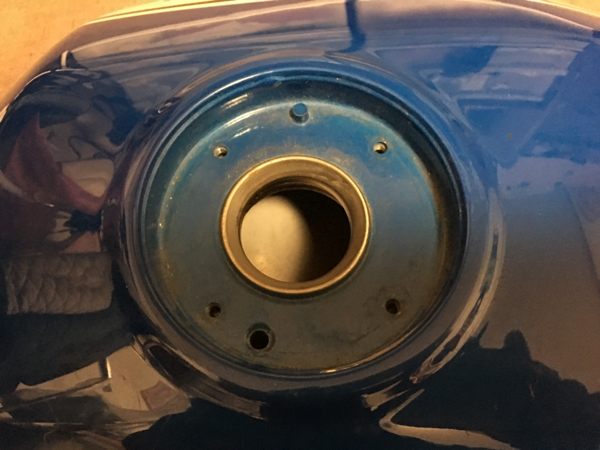 GSX400インパルスGK79Aタンク クーリーカラー タンク内部綺麗(スズキ用