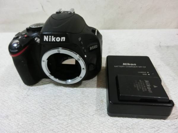 バッテリー付◇Nikon D5100 デジタル一眼レフ カメラボディ◇ ***こ