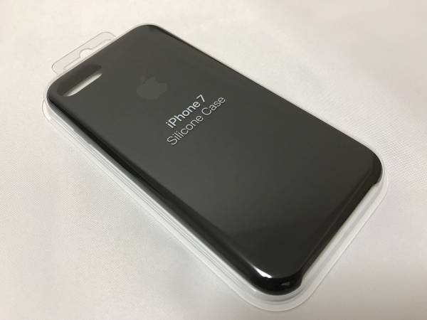 ◇新品未開封 純正品 Apple iPhone7 シリコンケース ブラック◇