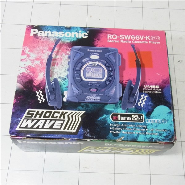Panasonic RQ-SW66V カセットプレーヤー SHOCK WAVE ▷ ジャンク 公式