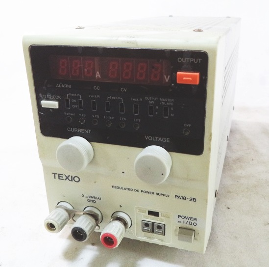 TEXIO PA18-2B 直流安定化電源 中古品 DC-TX06