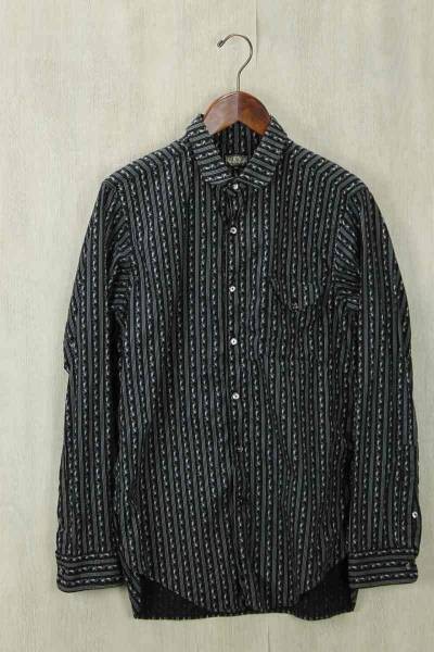 BLACK SIGN/長袖シャツ/42/コットン/BLK/中古