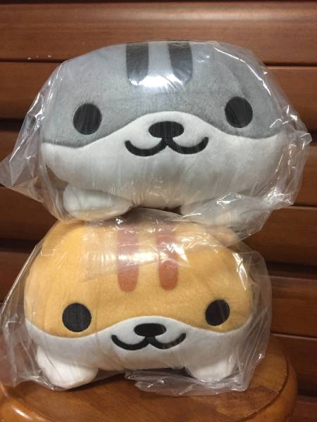 ねこあつめ でっかいぬいぐるみ しろさばさん しろちゃとらさん