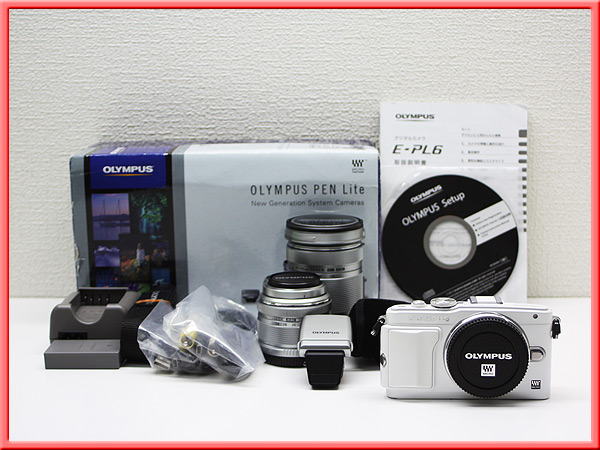■極上！2084shot 14-42＆40-150mmダブルレンズ♪OLYMPUS E-PL6